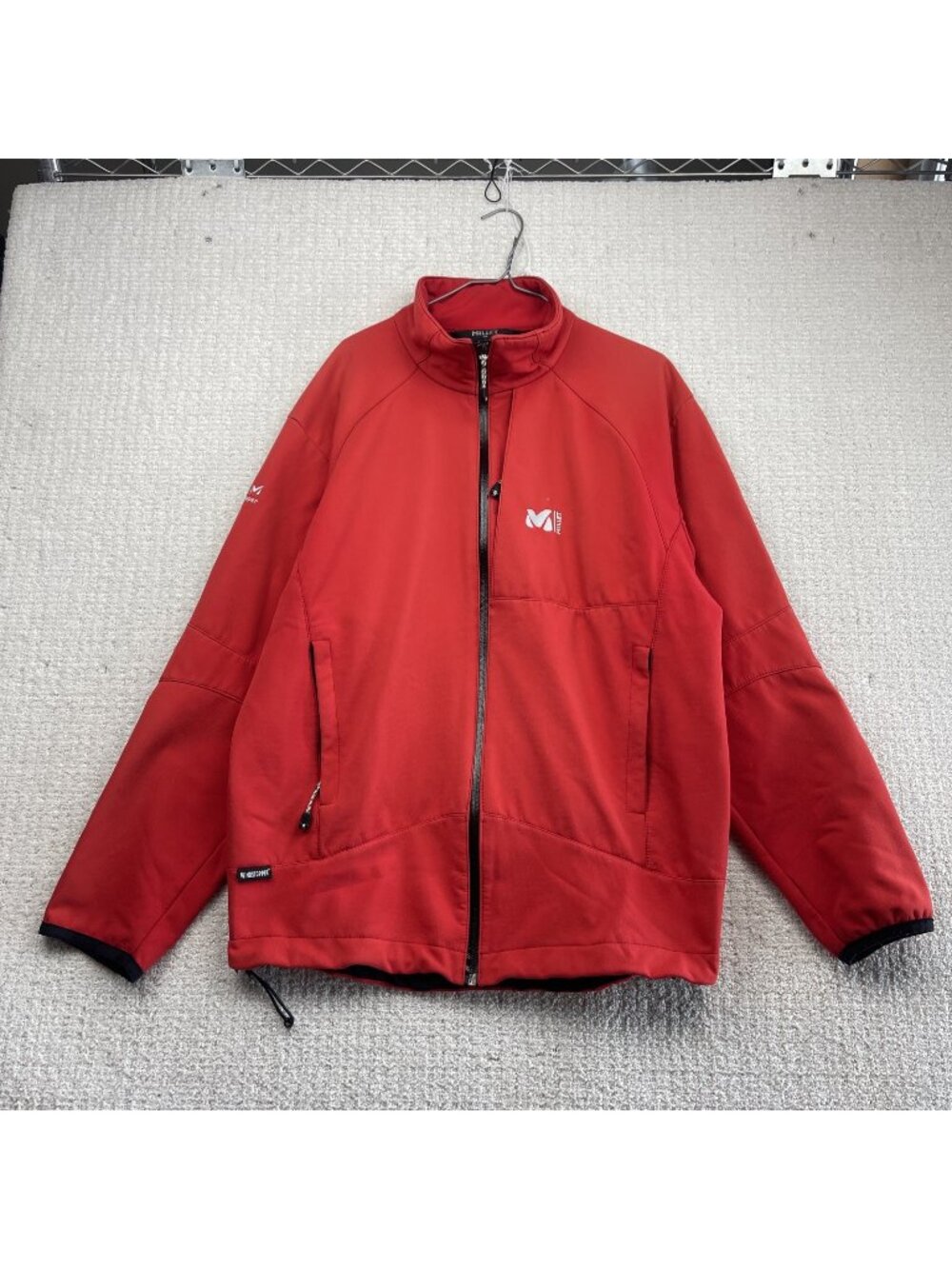 Millet Softshell Jacket Windstopper Gore Gorpcore Full Zip Jacket Sz XL Red